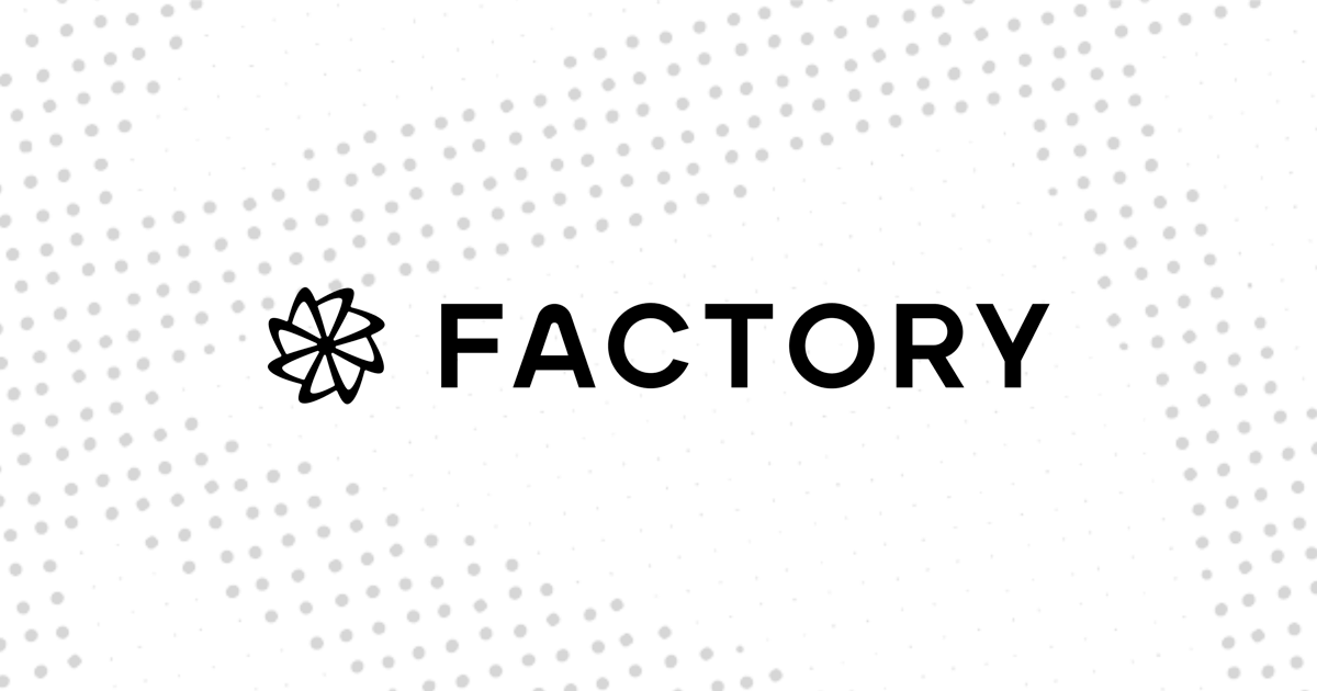 factory.ai OG image, Now, since Sep 2026