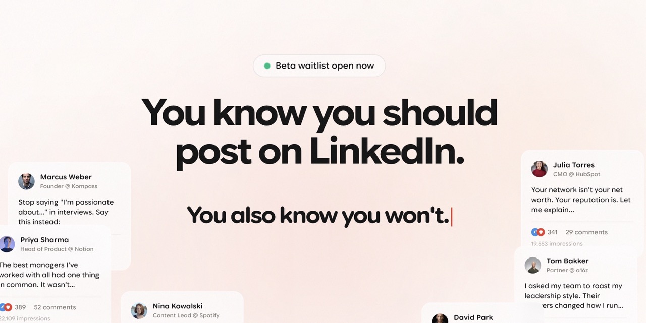 Outerview — Turn conversations into LinkedIn content